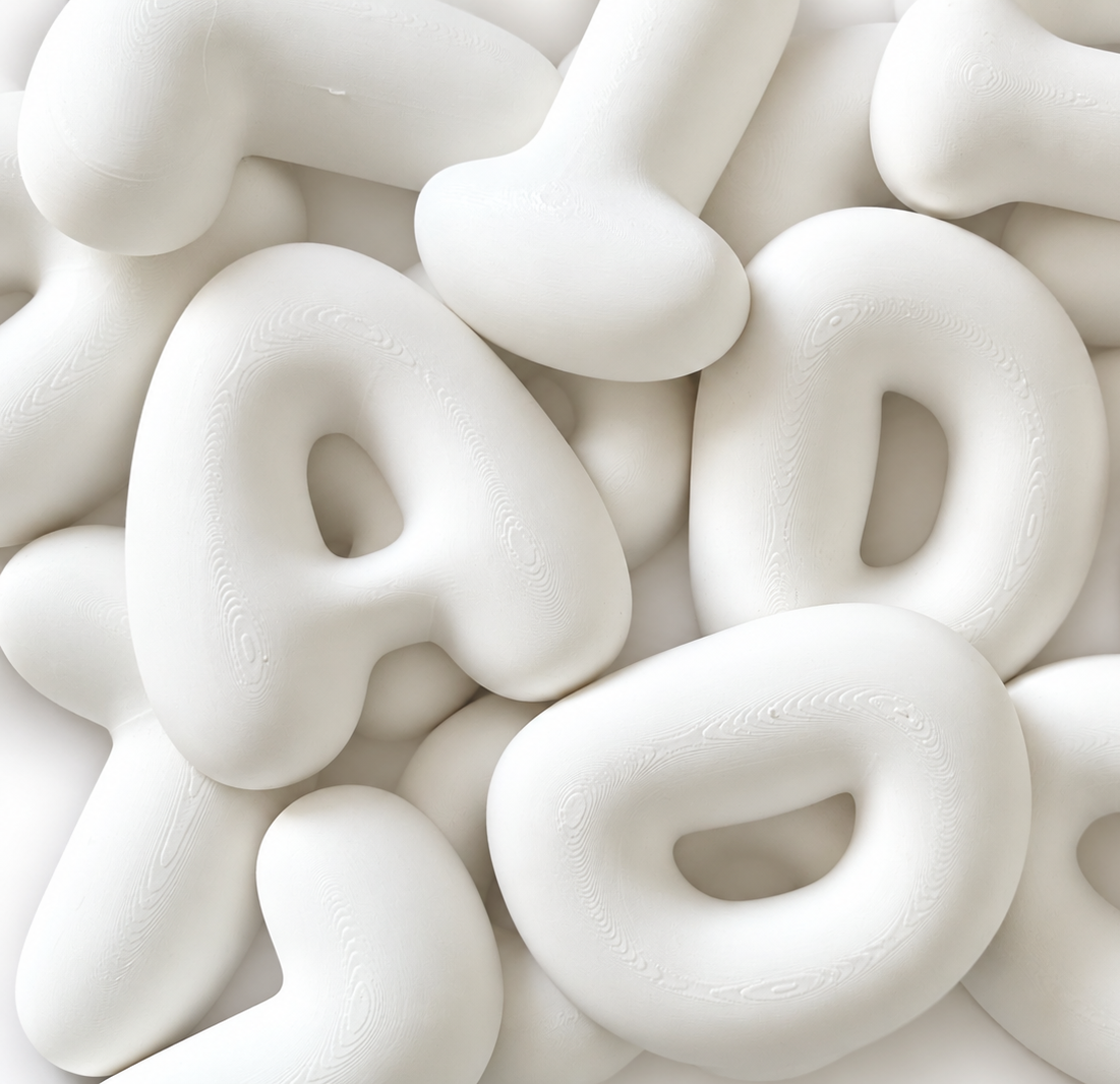 DIY - Bubble letters