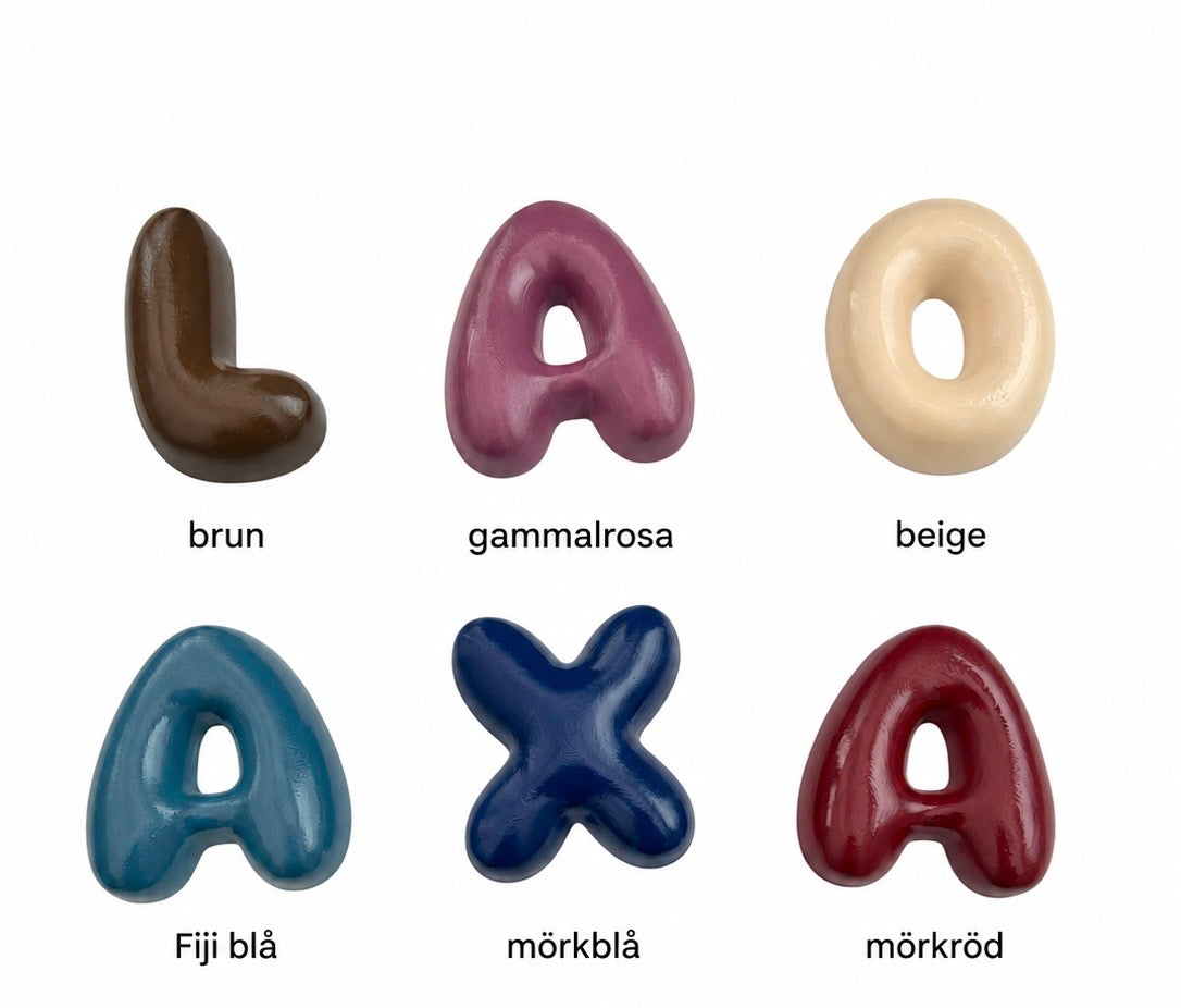 Bubbelbokstäver (8 cm)