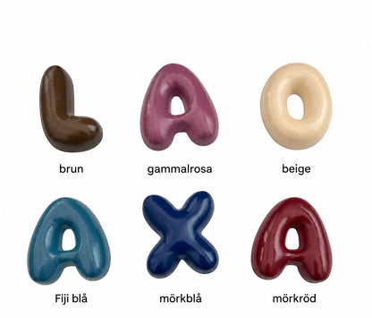 Bubbelbokstäver (8 cm)