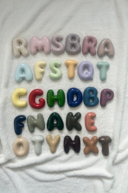 Bubble letters (12 cm)
